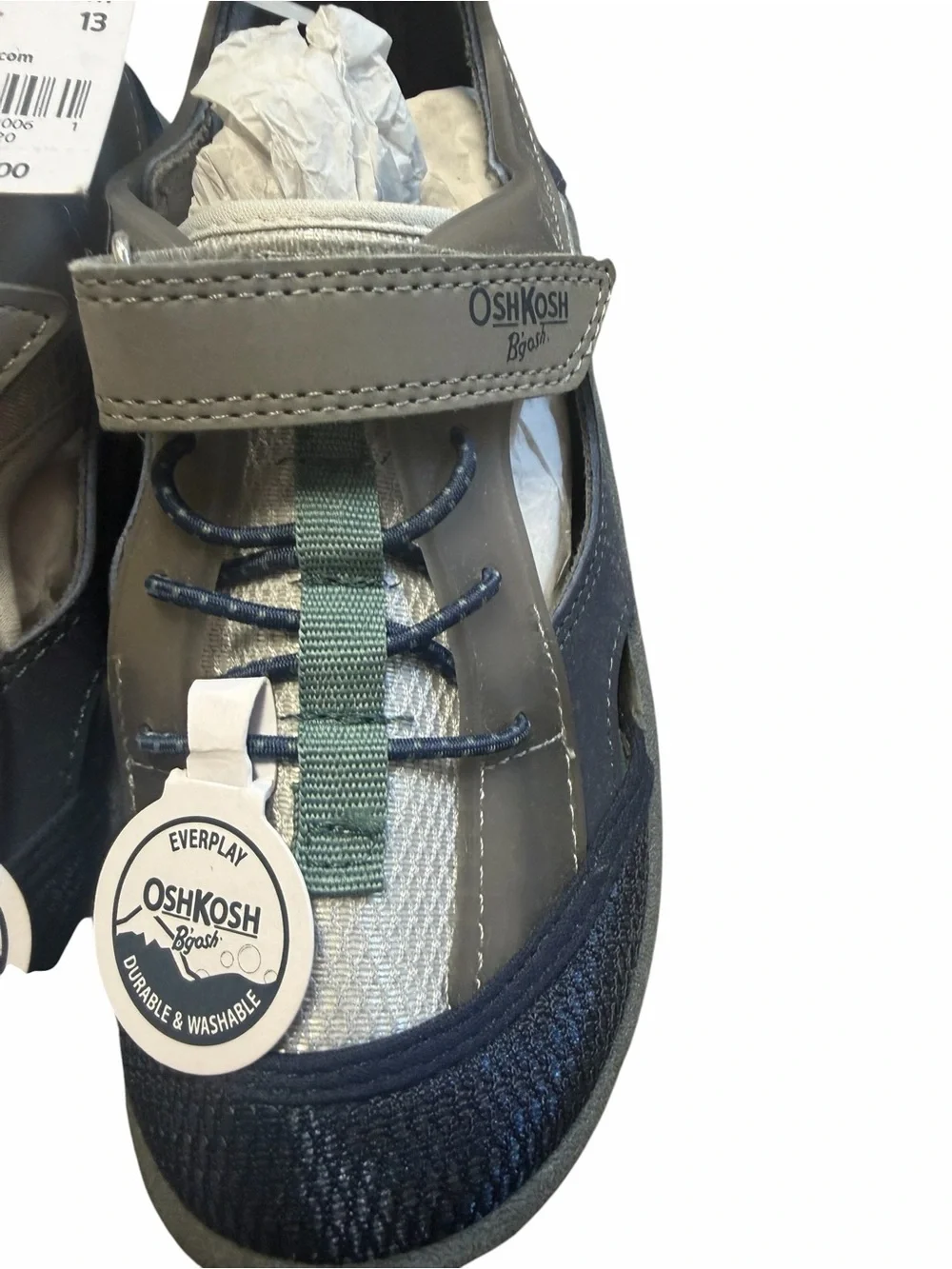 OshKosh B’gosh Topaz EverPlay Water Sandals Youth Size 13 NWT